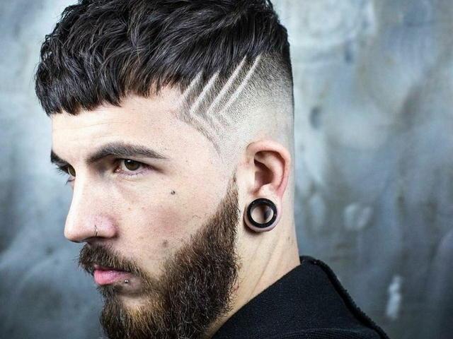 tipos de riscos no cabelo masculino