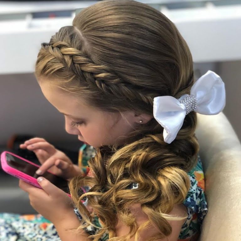 penteado cabelo infantil facil